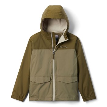 Columbia Rain-Zilla, Chamarras Verde Oliva Para Niño | 583709-VUR